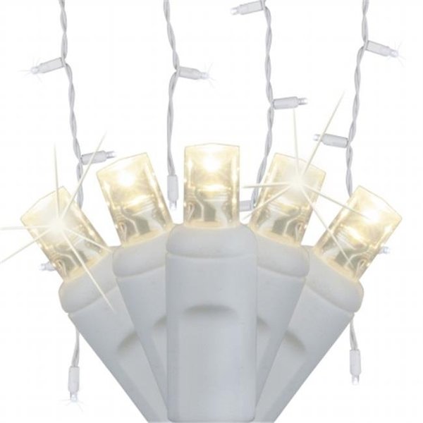 Winterland Winterland S-IC105MMWW-2W Warm White Icicle Lights S-IC105MMWW-2W